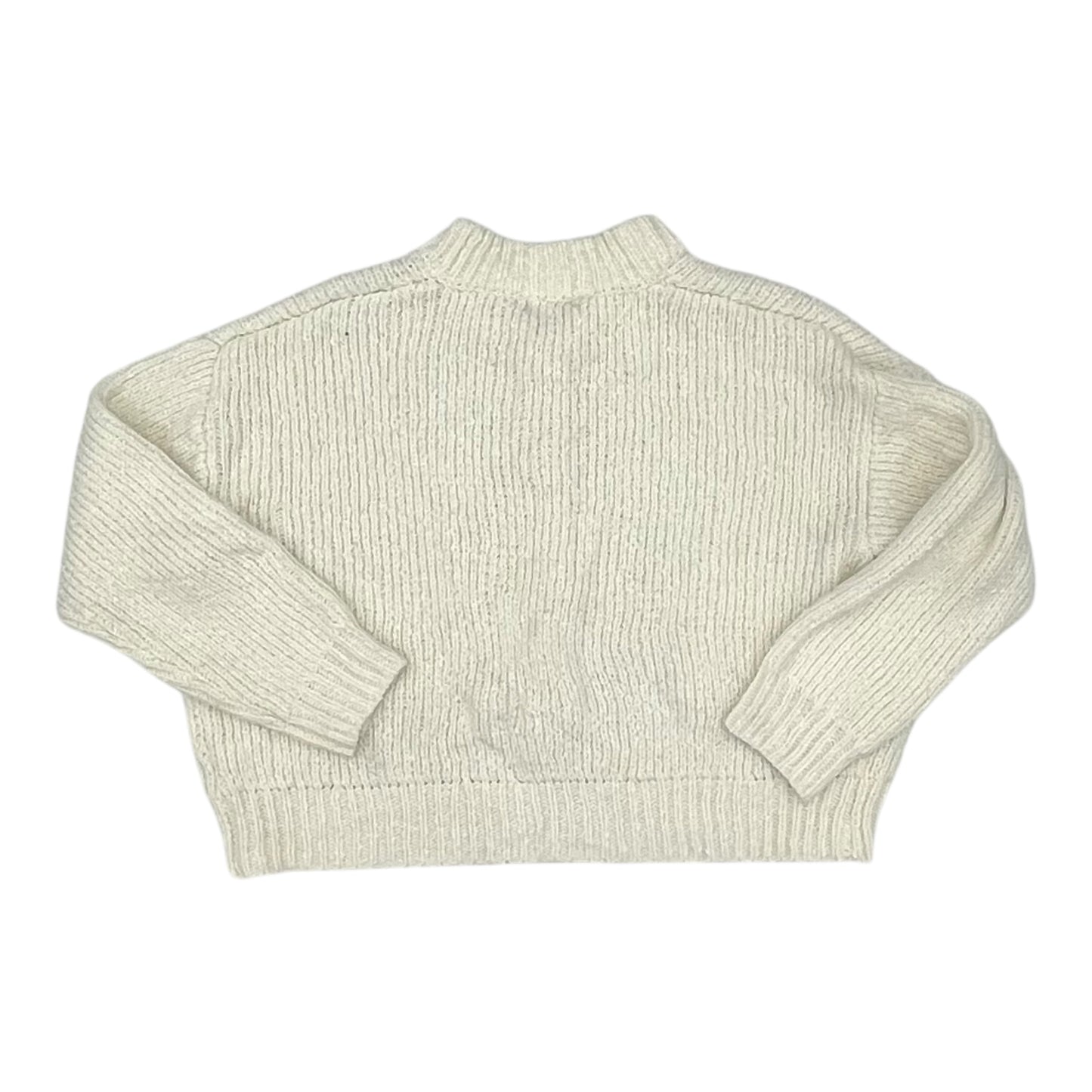 Sweater Cardigan By Lush In Cream, Size:Xl