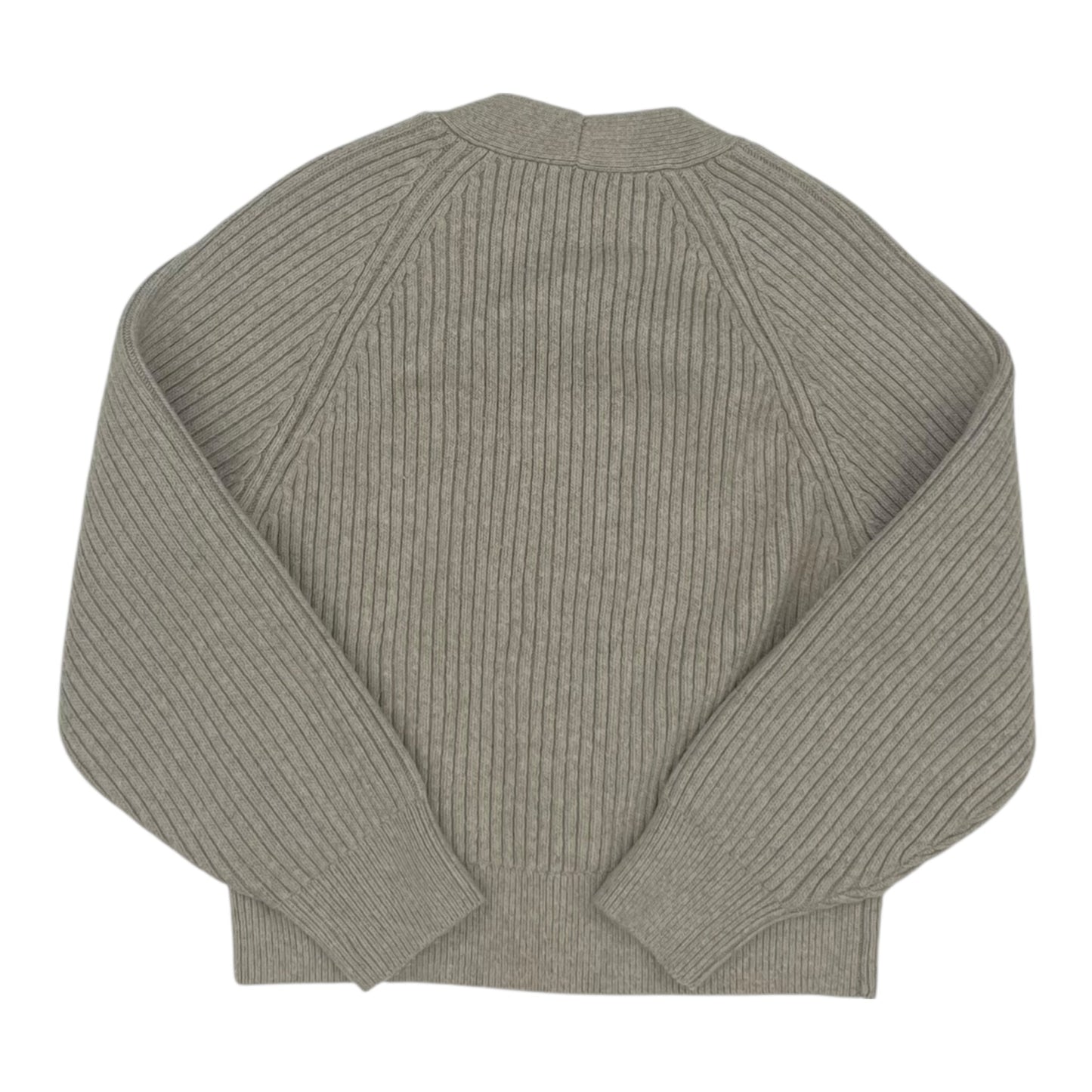 Sweater Cardigan By H&M In Tan, Size:M