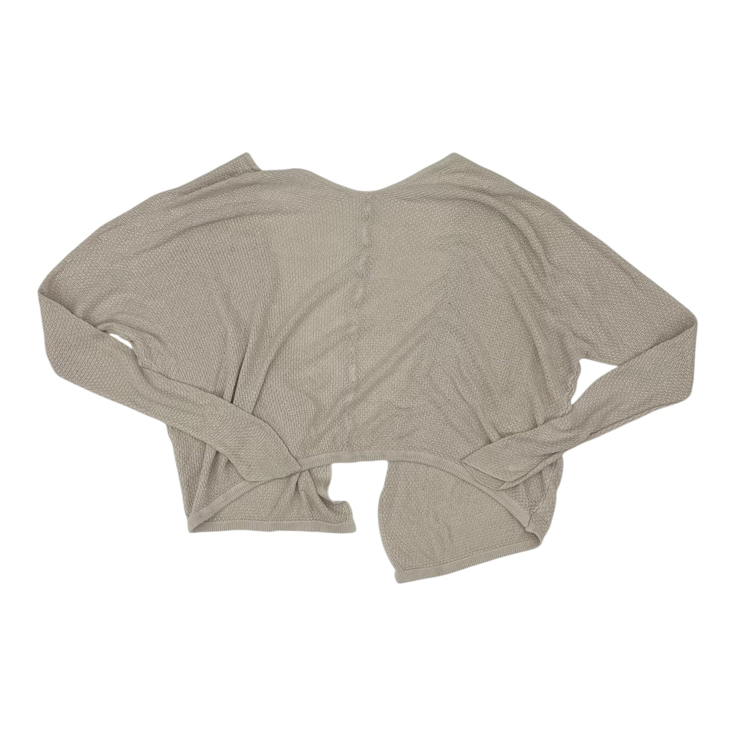 Sweater Cardigan By Clothes Mentor In Tan, Size:S