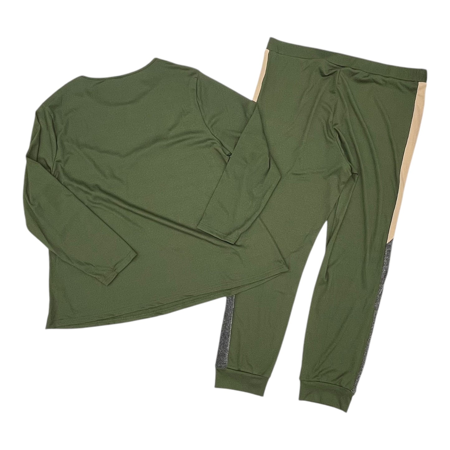 Lounge Set Pants By Shein In Green, Size:4X