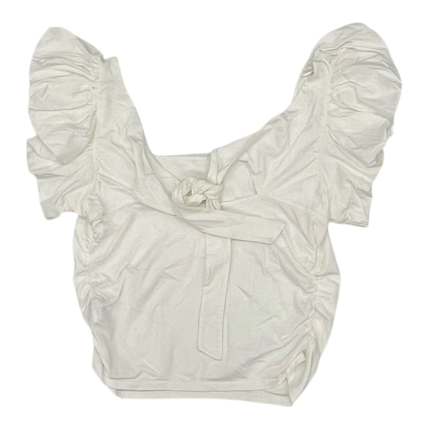 Blouse Ss By Express In Cream, Size:Xl