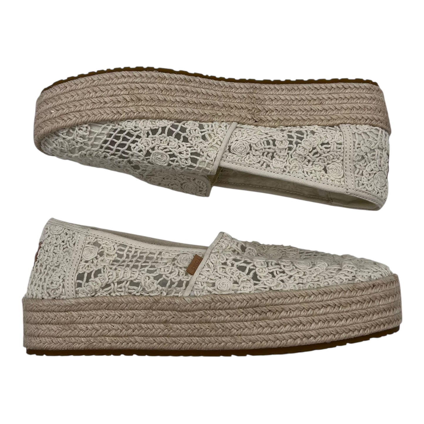 SHOES FLATS by TOMS In CREAM, Size: 9.5