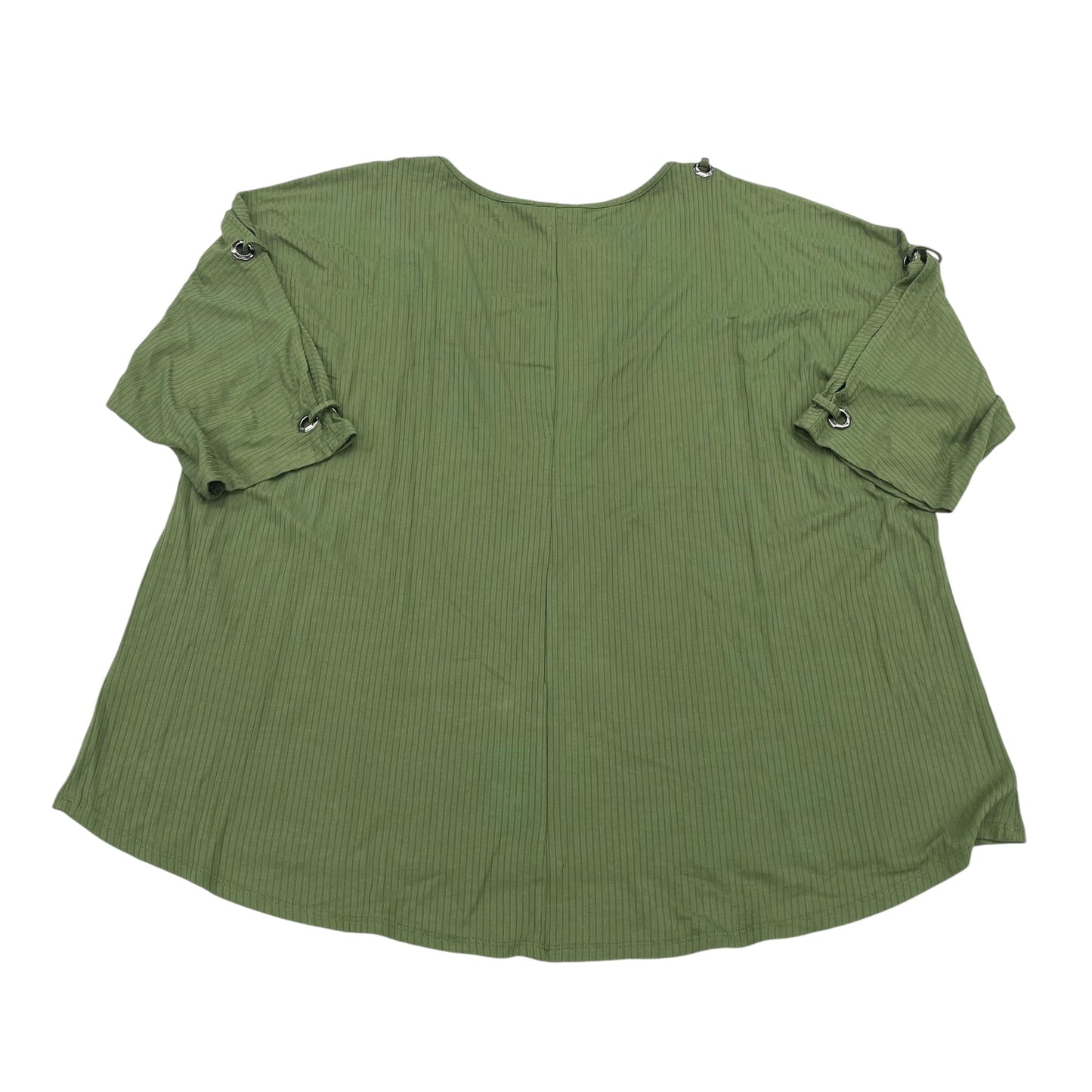 GREEN BLOUSE SS by CLOTHES MENTOR Size:3X