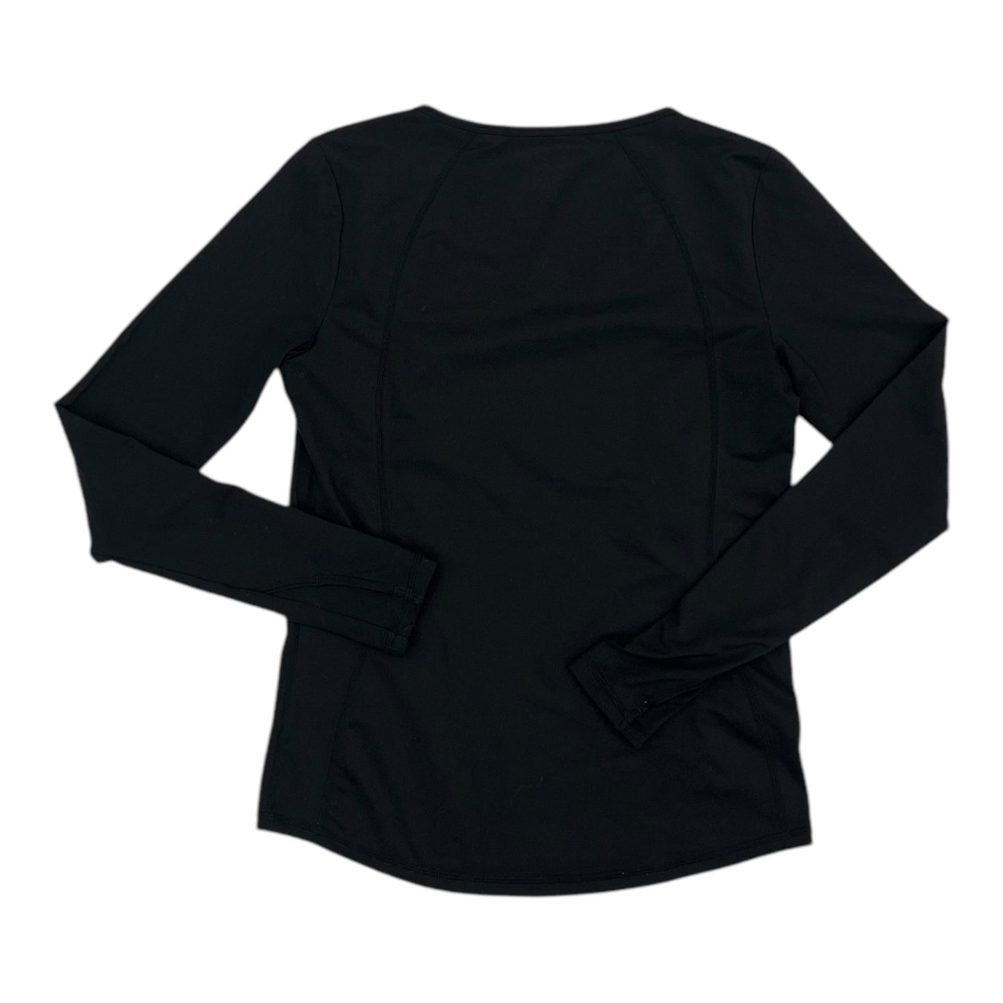 Athletic Top Ls Crewneck By Talbots In Black, Size:Sp