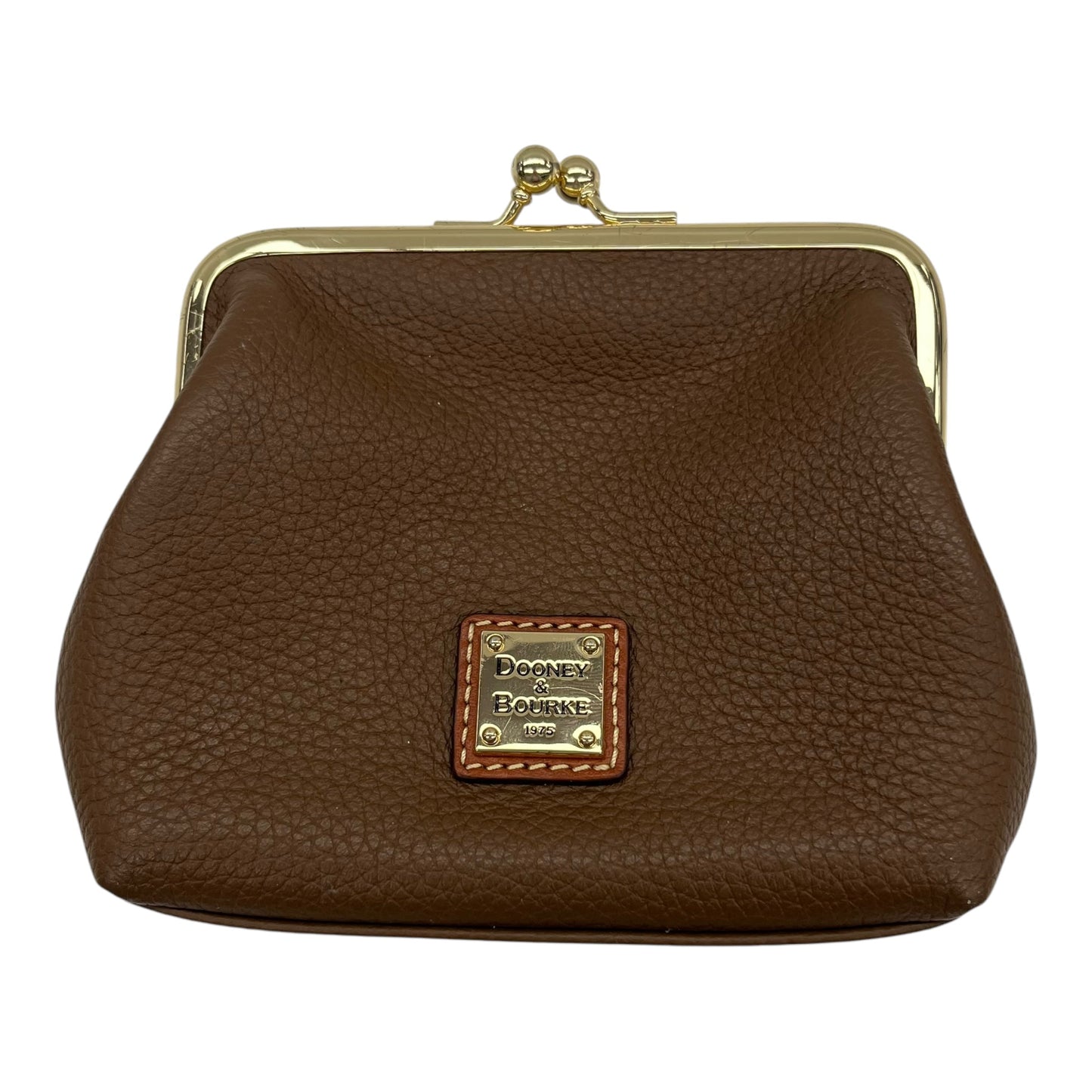 Coin Purse Designer By Dooney And Bourke In Brown, Size:Large