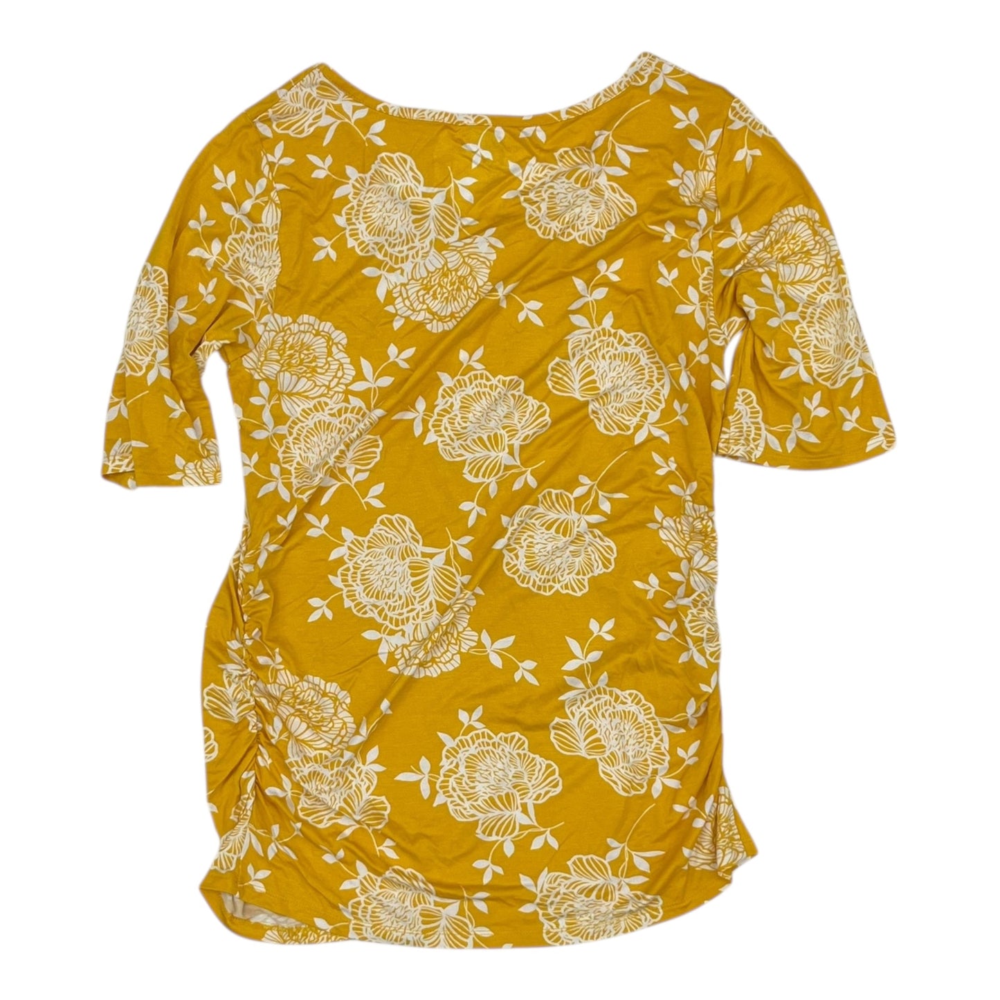 Mat Top Ss By A Glow In Yellow, Size:M