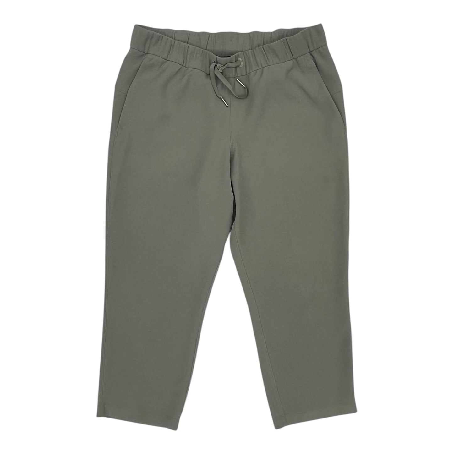 Athletic Capris By Lululemon In Green, Size:M