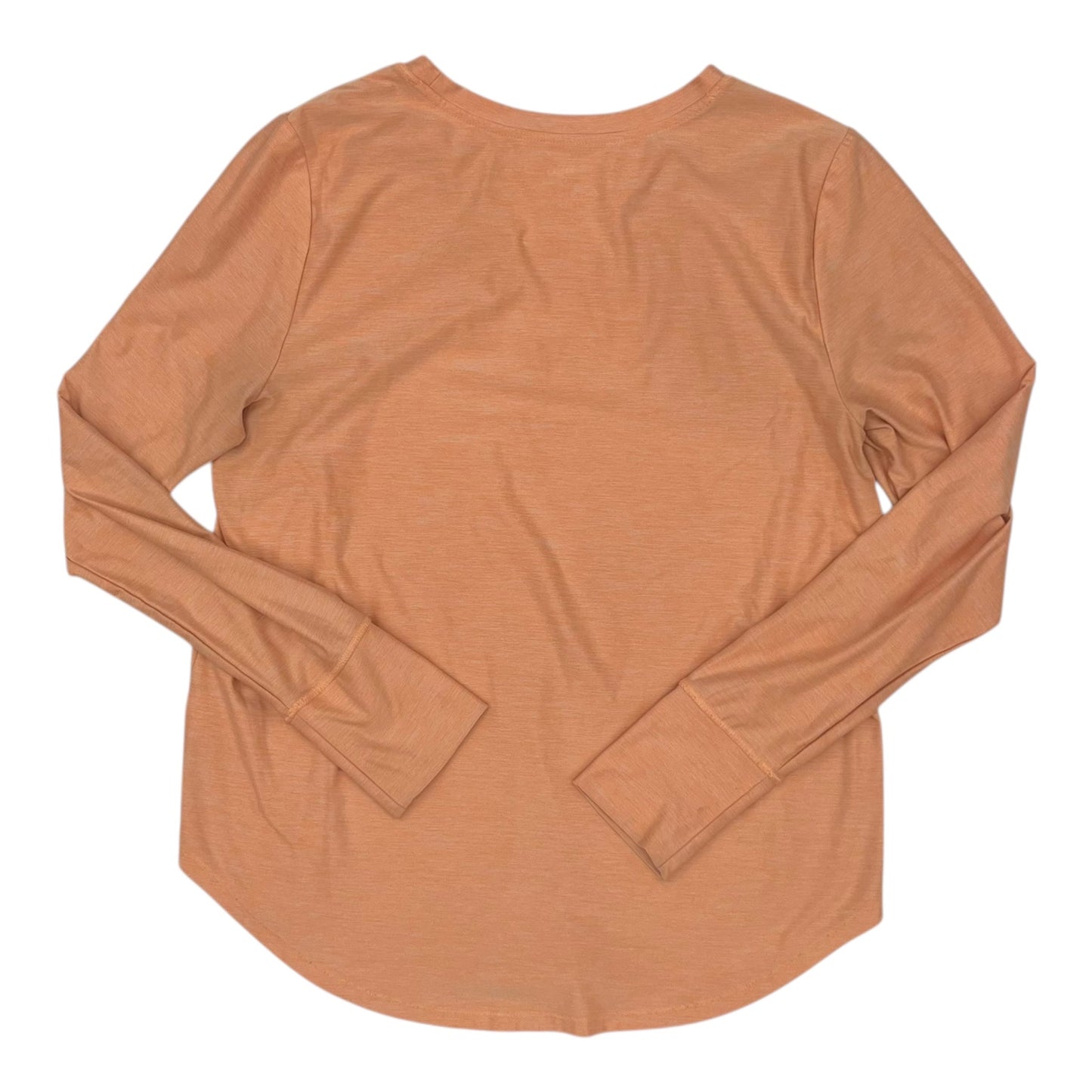 Athletic Top Ls Crewneck By Dsg Outerwear In Orange, Size:L