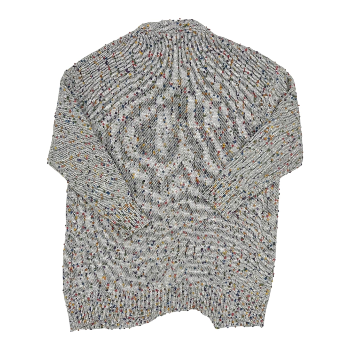 Sweater Cardigan By Cme In Grey, Size:Xxl