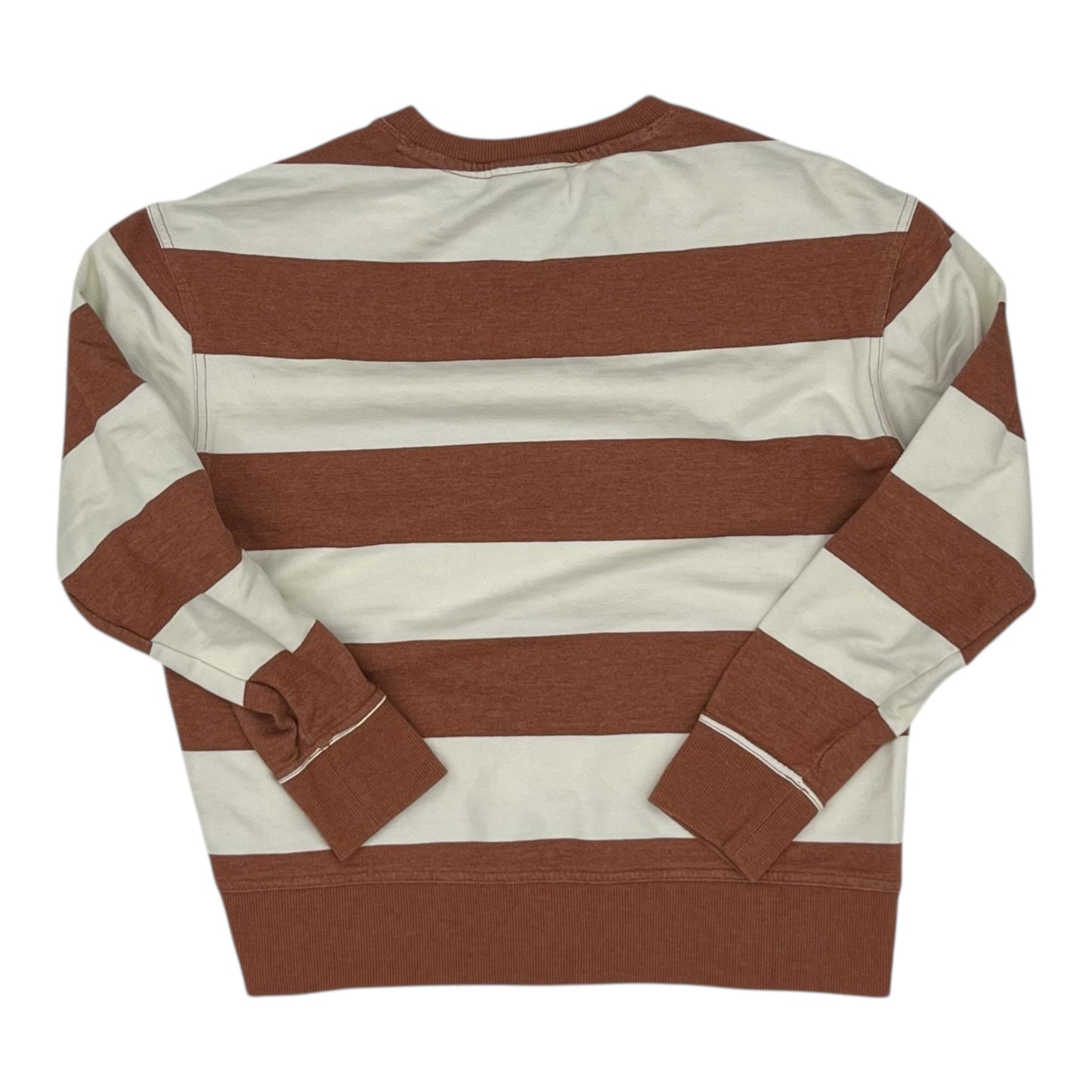 Sweatshirt Crewneck By Universal Thread In Brown & Cream, Size:S