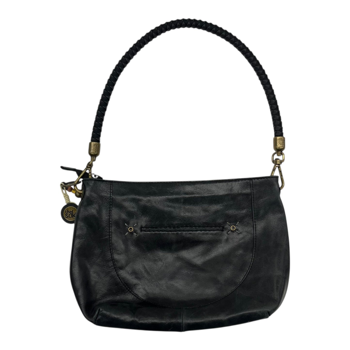 Handbag Leather By The Sak In Black, Size:Medium