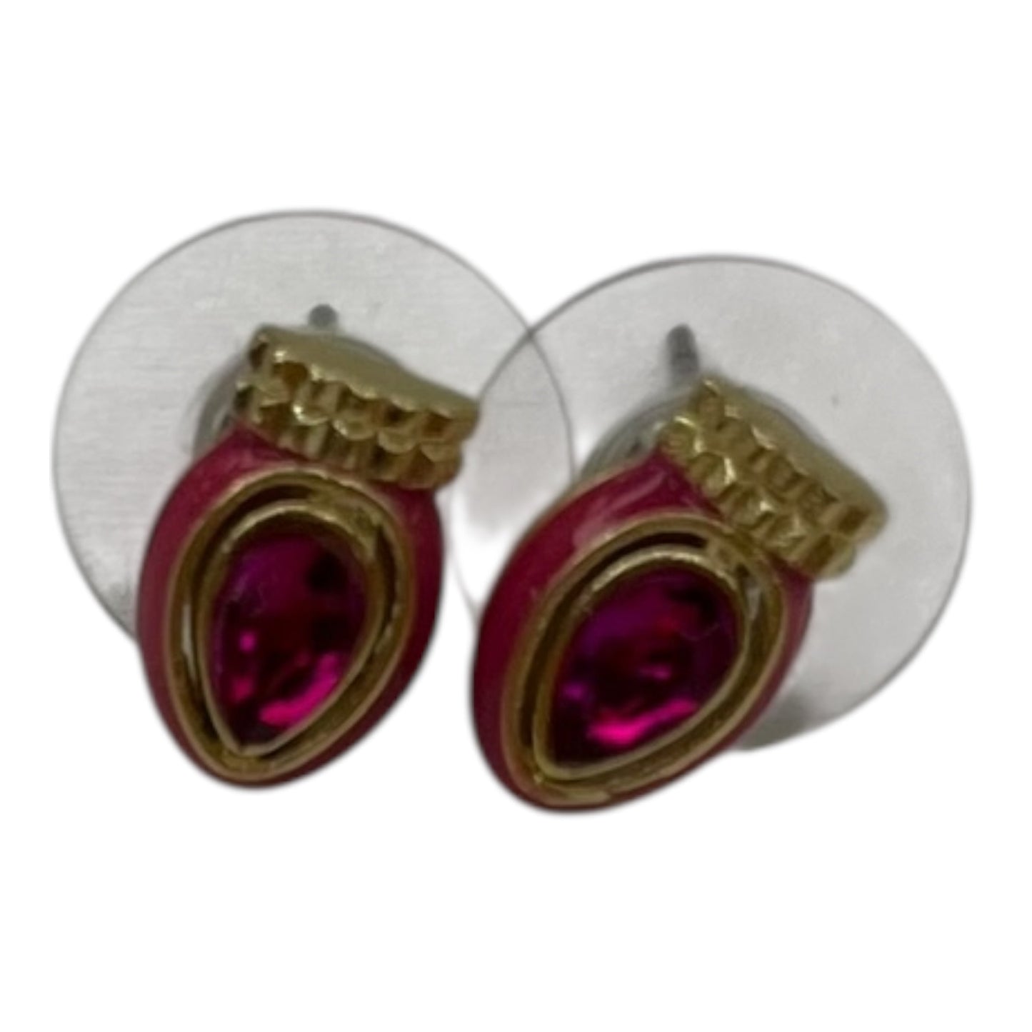 Earrings Stud By Clothes Mentor In Gold & Pink