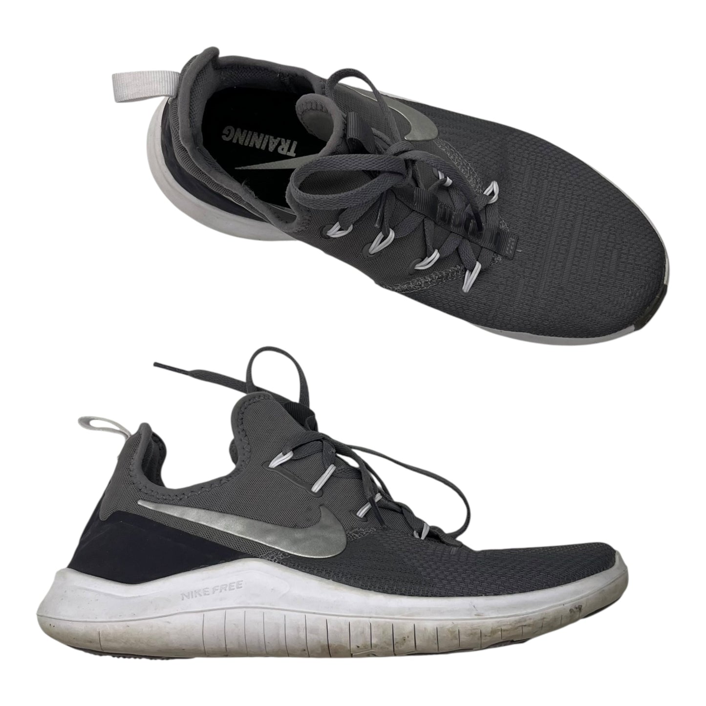 Shoes Athletic By Nike In Grey, Size:9.5
