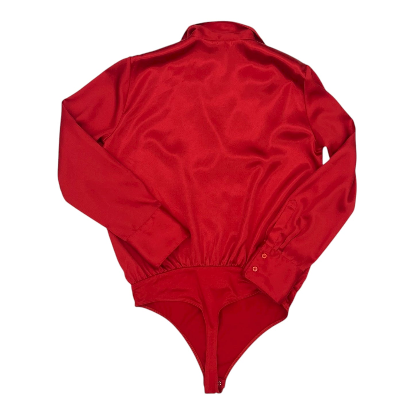 Bodysuit By Express In Red, Size:M