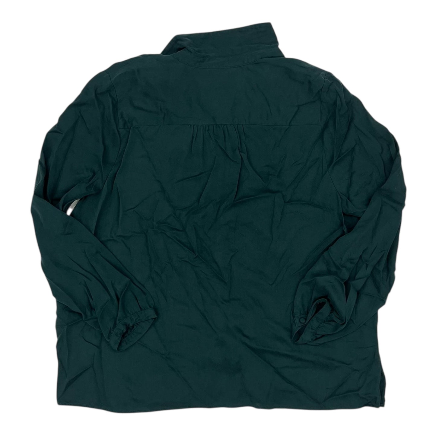 Blouse Ls By J. Jill In Green, Size:L