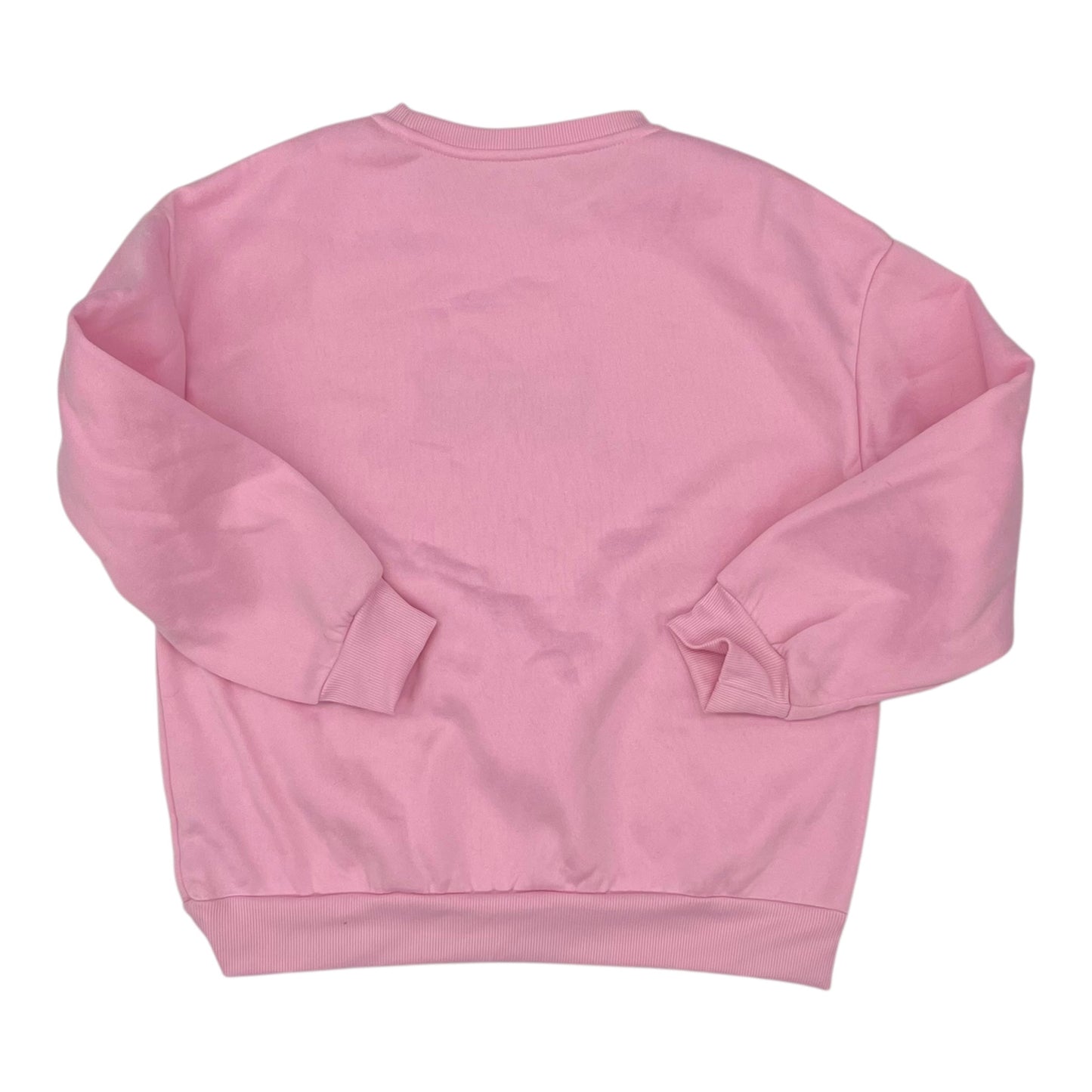 Sweatshirt Crewneck By Shein In Pink, Size:M