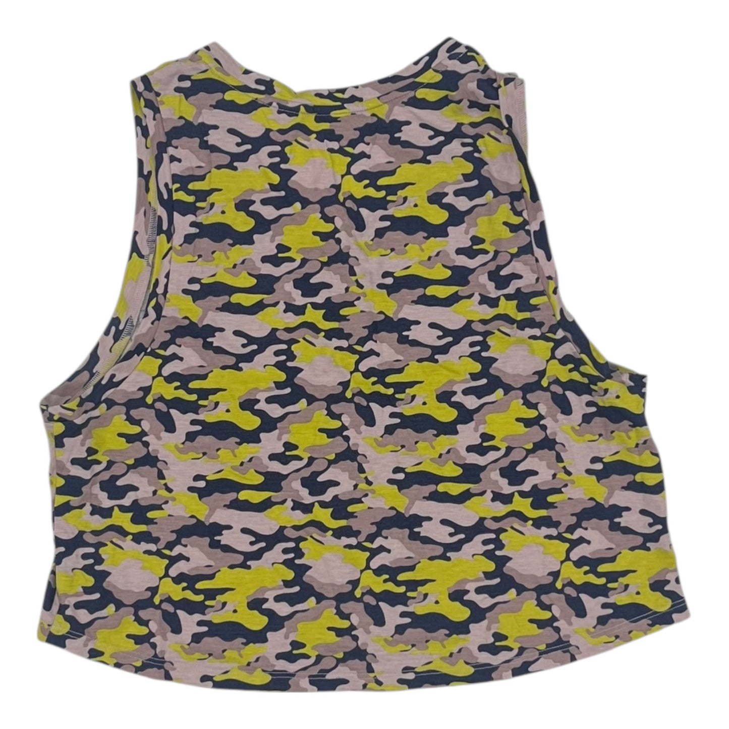 Athletic Tank Top By Fabletics In Camouflage Print, Size:M