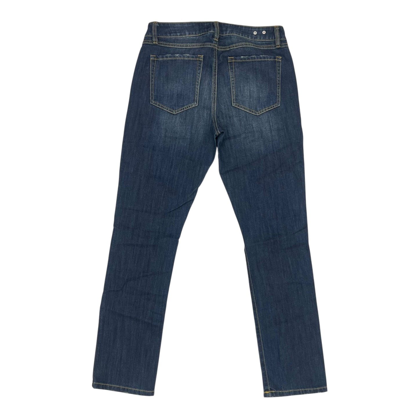 Jeans Straight By Cabi In Blue Denim, Size:6