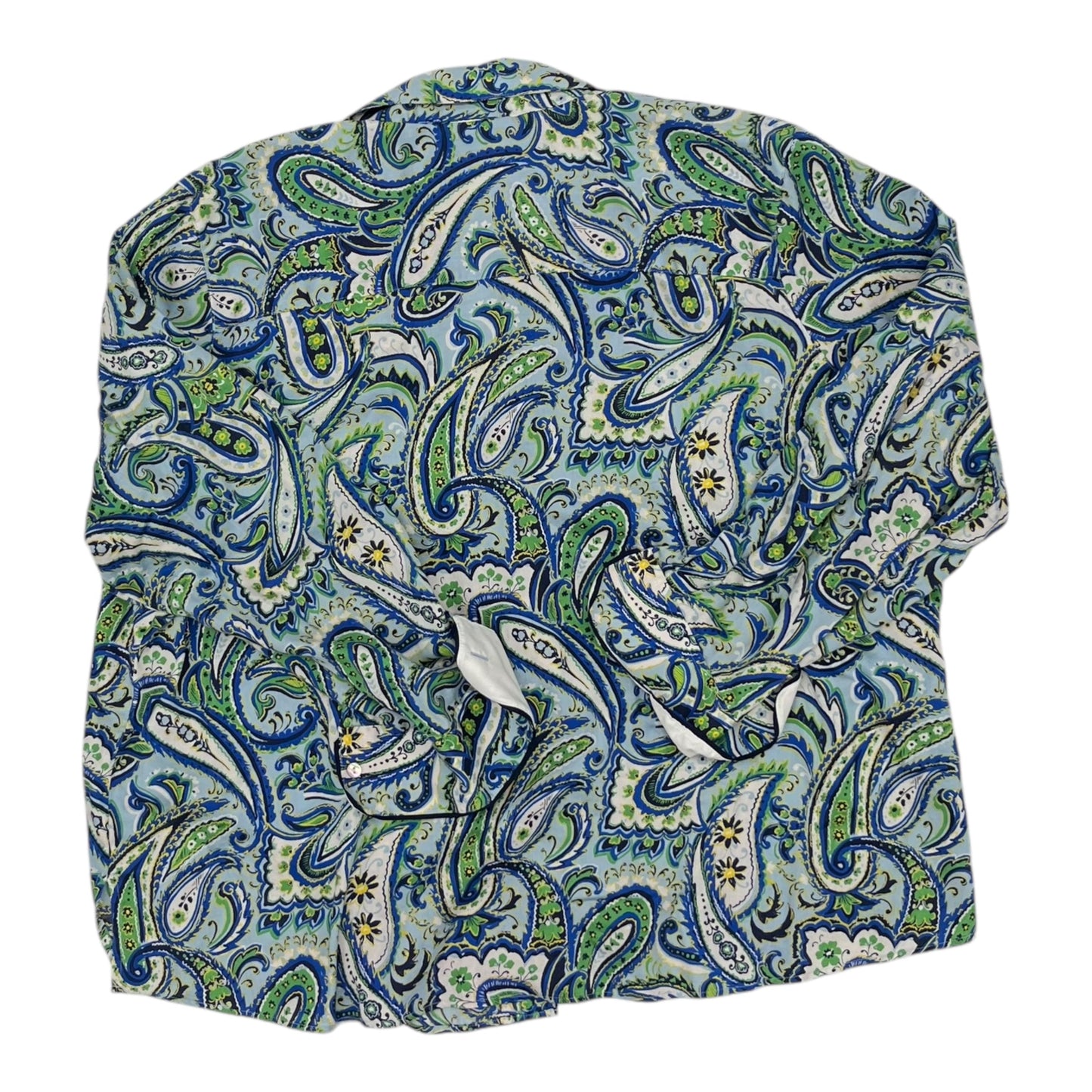 Top Ls By Foxcroft In Paisley Print, Size:3X