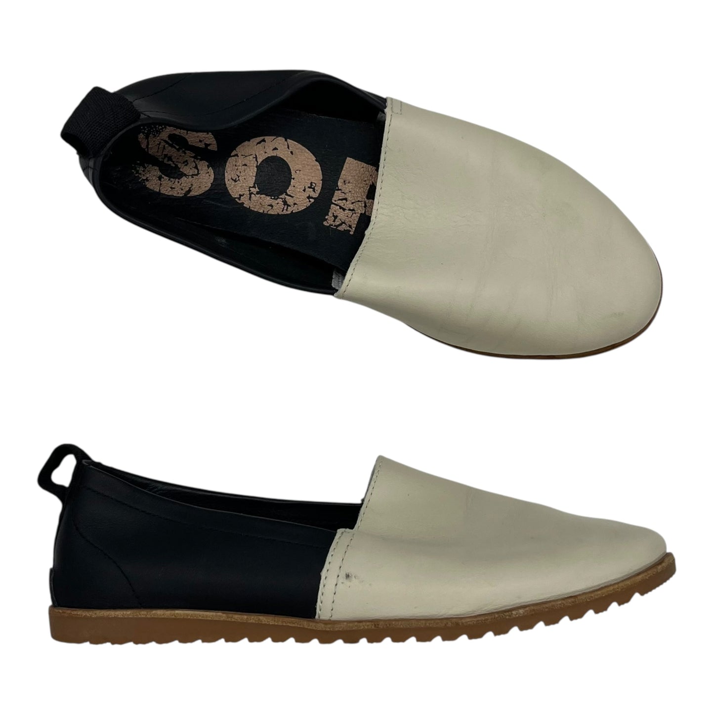 Shoes Flats By Sorel In Black & Tan, Size:7