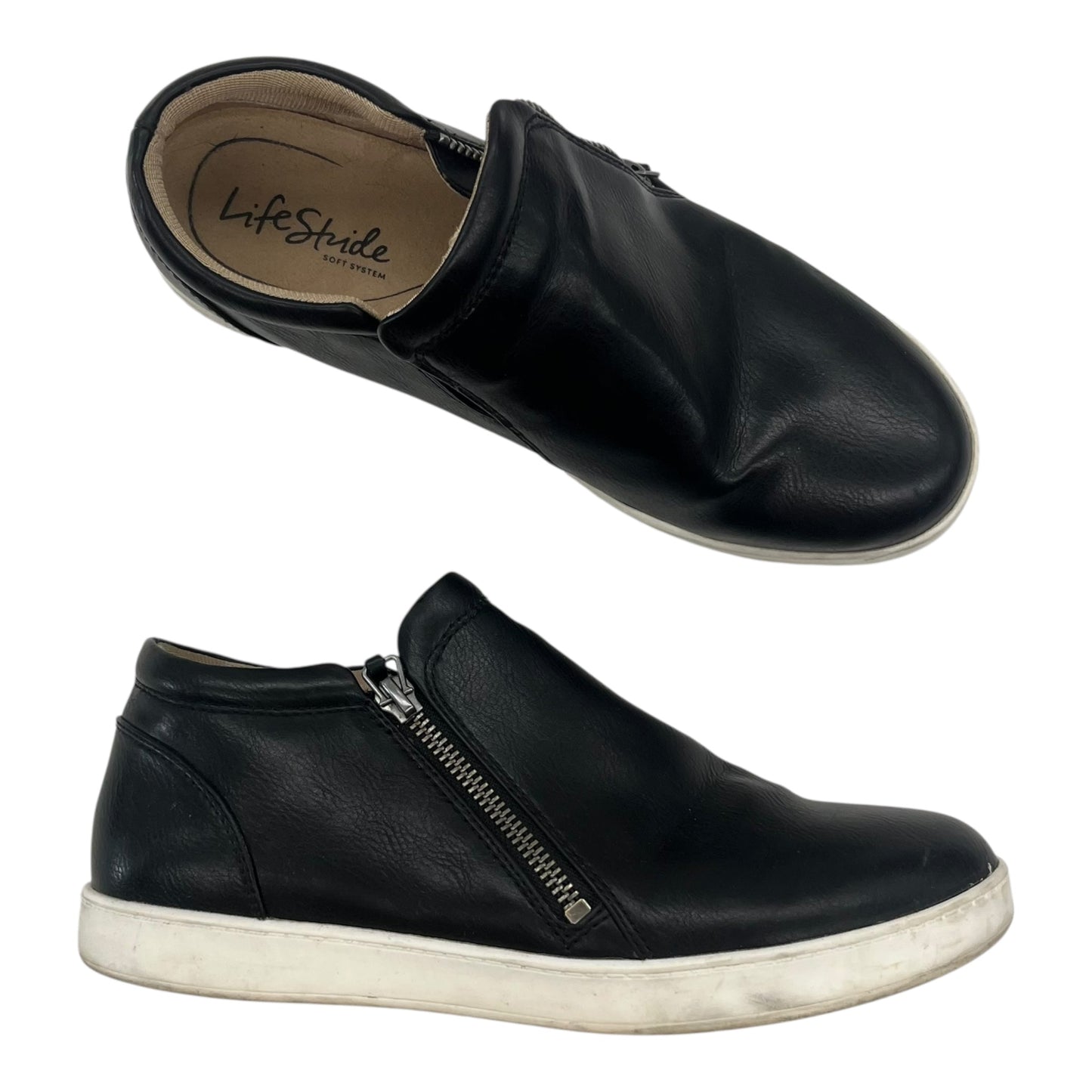 Shoes Flats By Life Stride In Black, Size:8