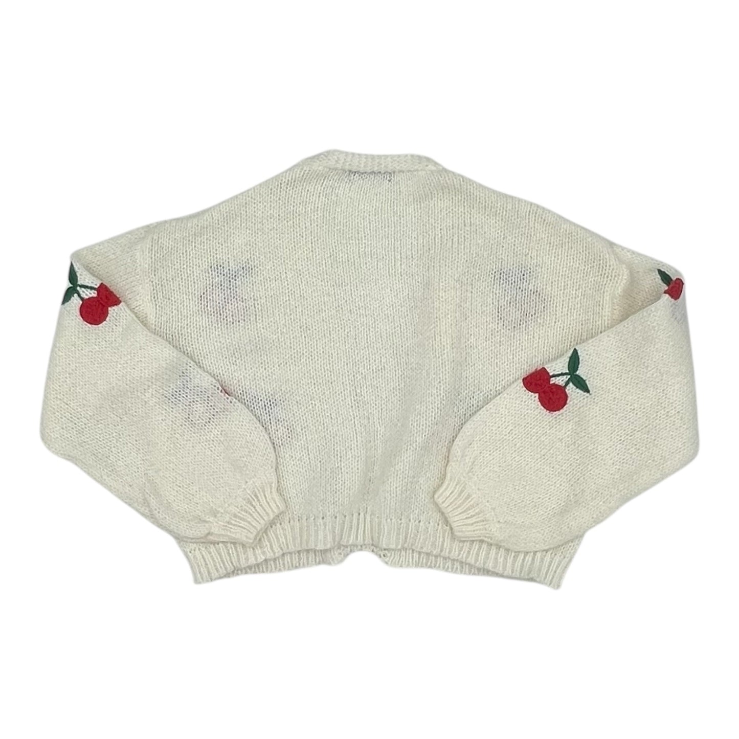 Sweater Cardigan By Shein In Cream, Size:M