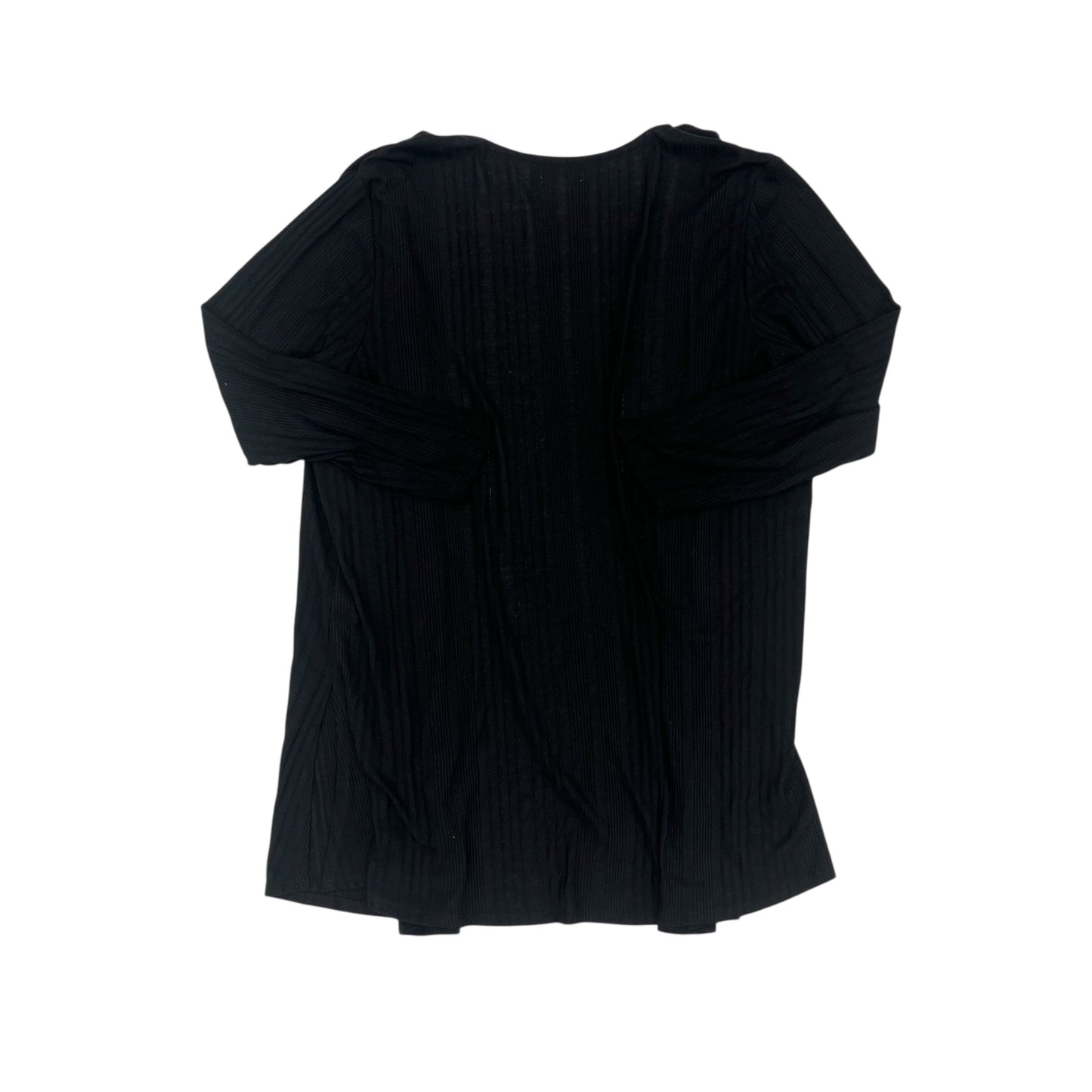 Cardigan By Maurices In Black, Size:2X