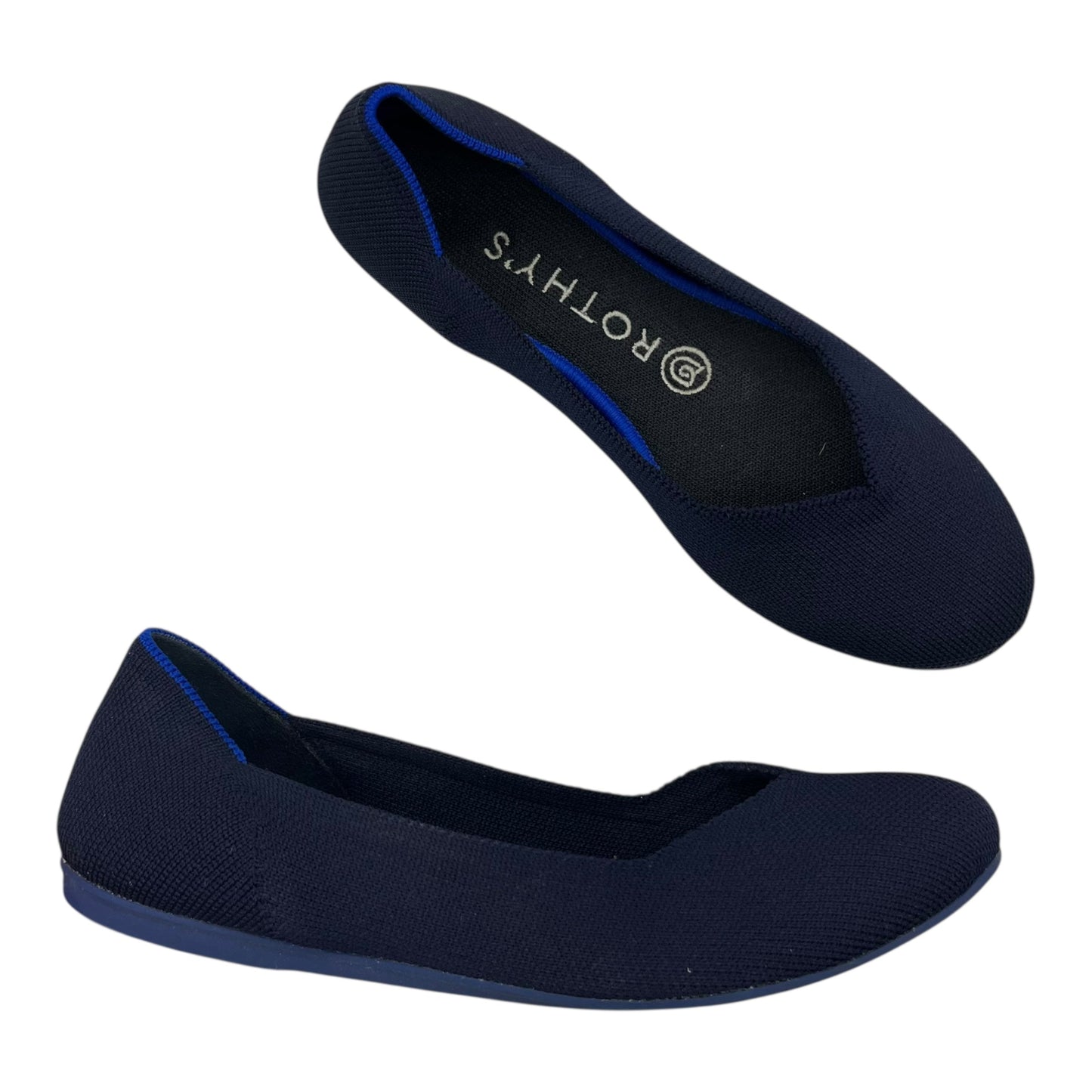 Shoes Flats By Rothys In Navy, Size:7