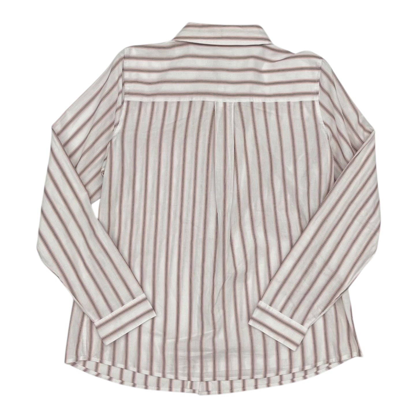 TOP LS by CROFT AND BARROW In PINK & WHITE, Size: M
