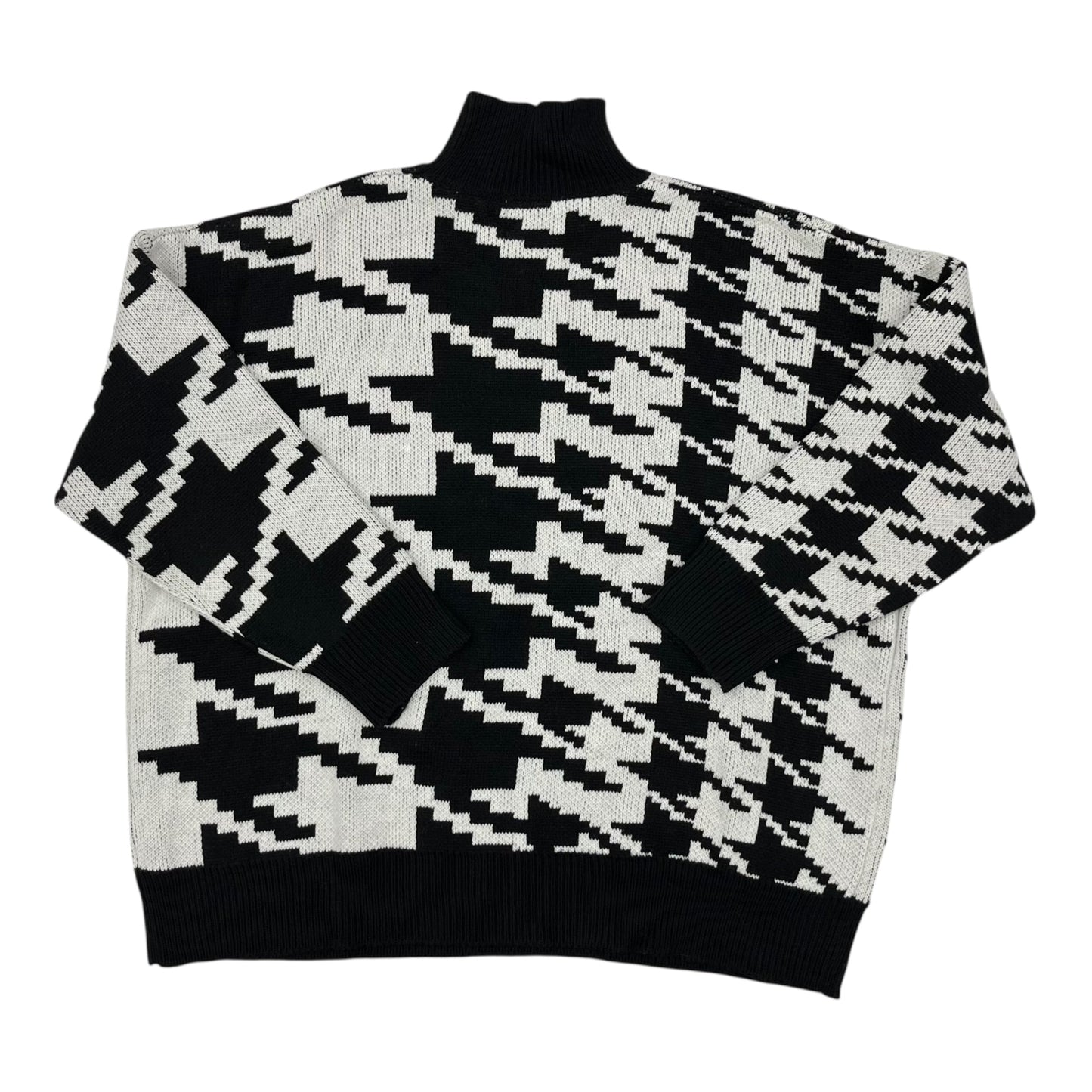 Sweater By 89Th And Madison In Black & White, Size:2X