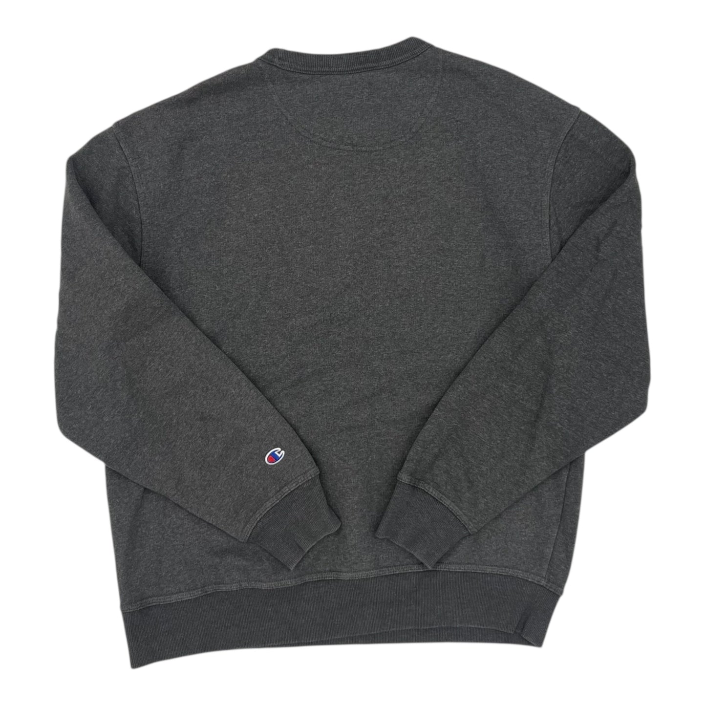 Athletic Sweatshirt Crewneck By Champion In Grey, Size:L