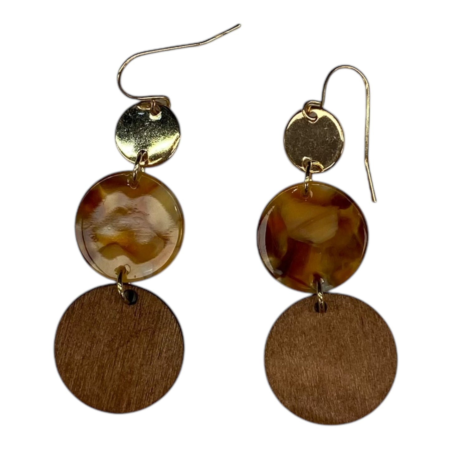Earrings Dangle/Drop By Cmf In Brown