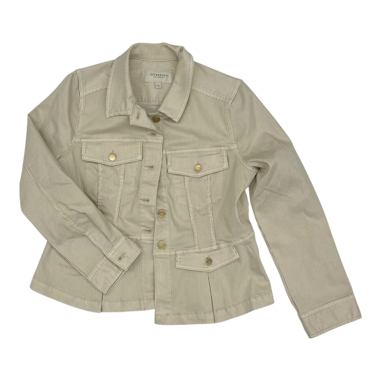 Jacket Other By Liverpool In Cream, Size:L