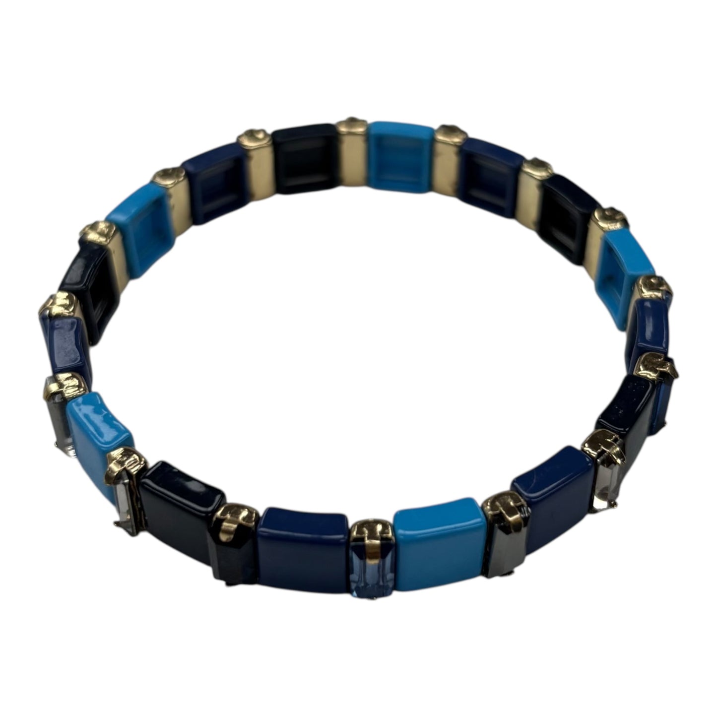 BRACELET BEADED by CLOTHES MENTOR In BLUE