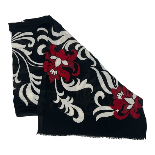 Scarf Long By Chicos In Black & Red