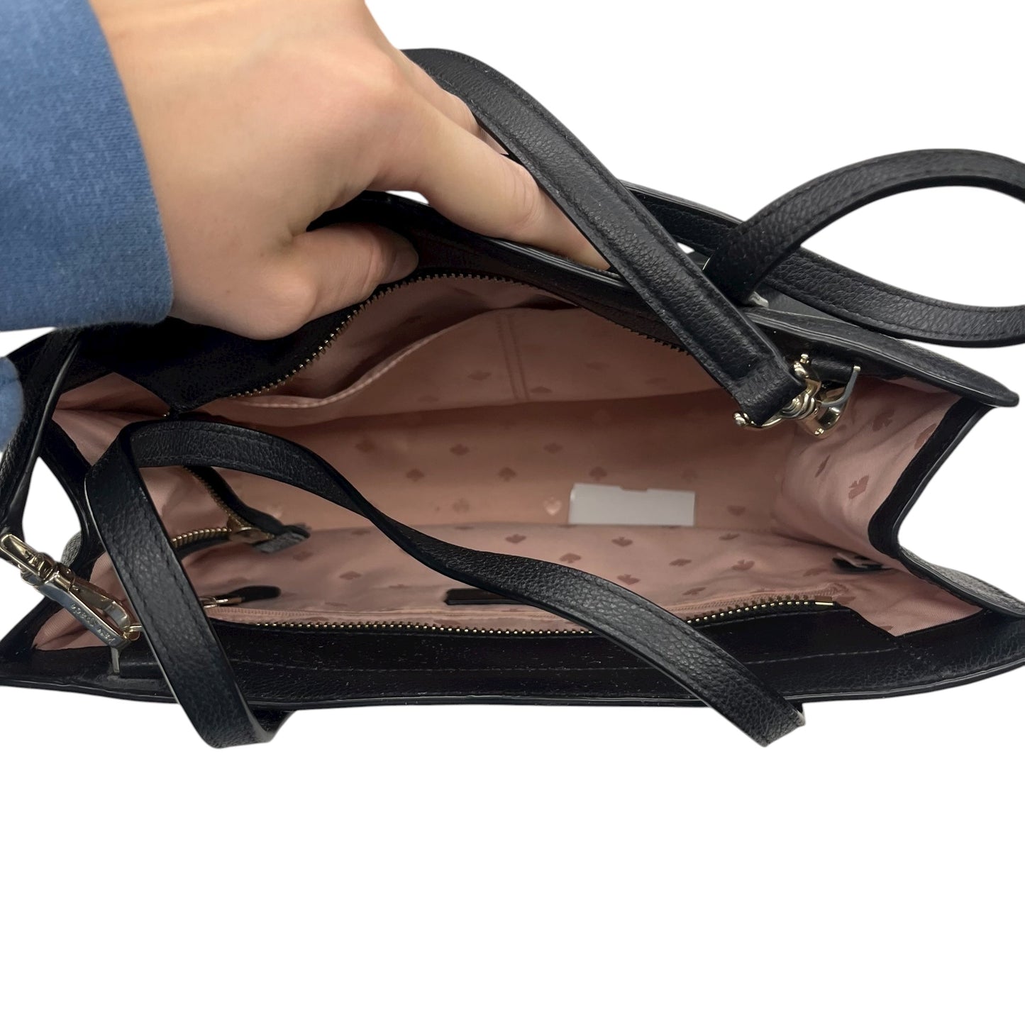 Handbag Designer By Kate Spade In Black, Size:Medium