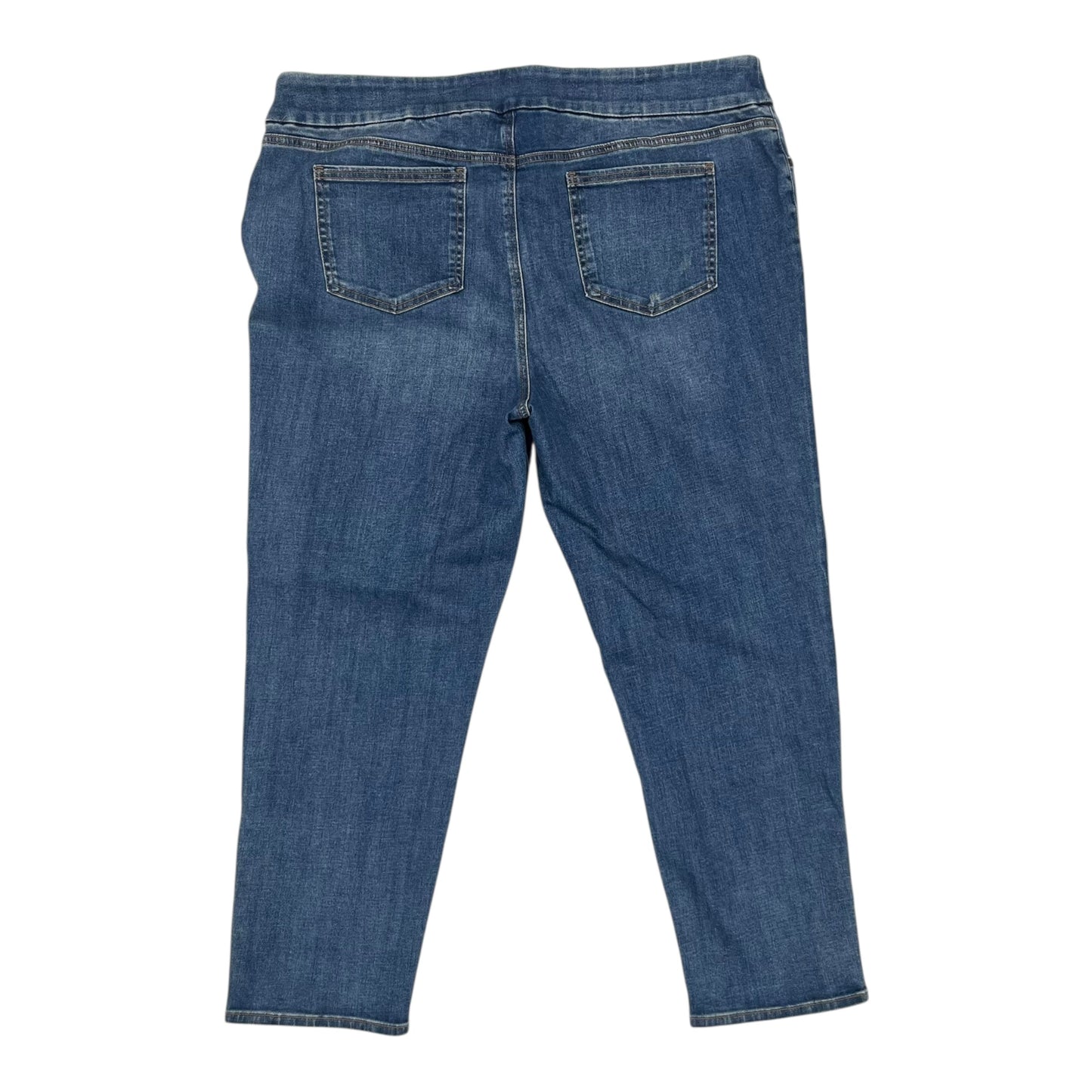 Jeans Skinny By Chicos In Blue Denim, Size:18