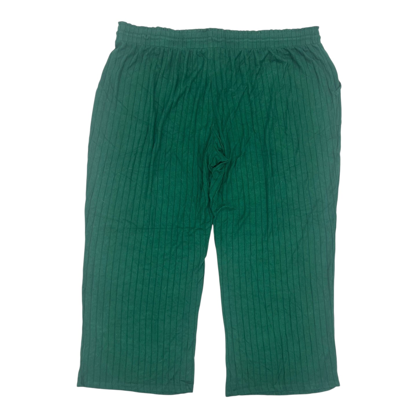 Pajama Pants By Stars Above In Green, Size:3X