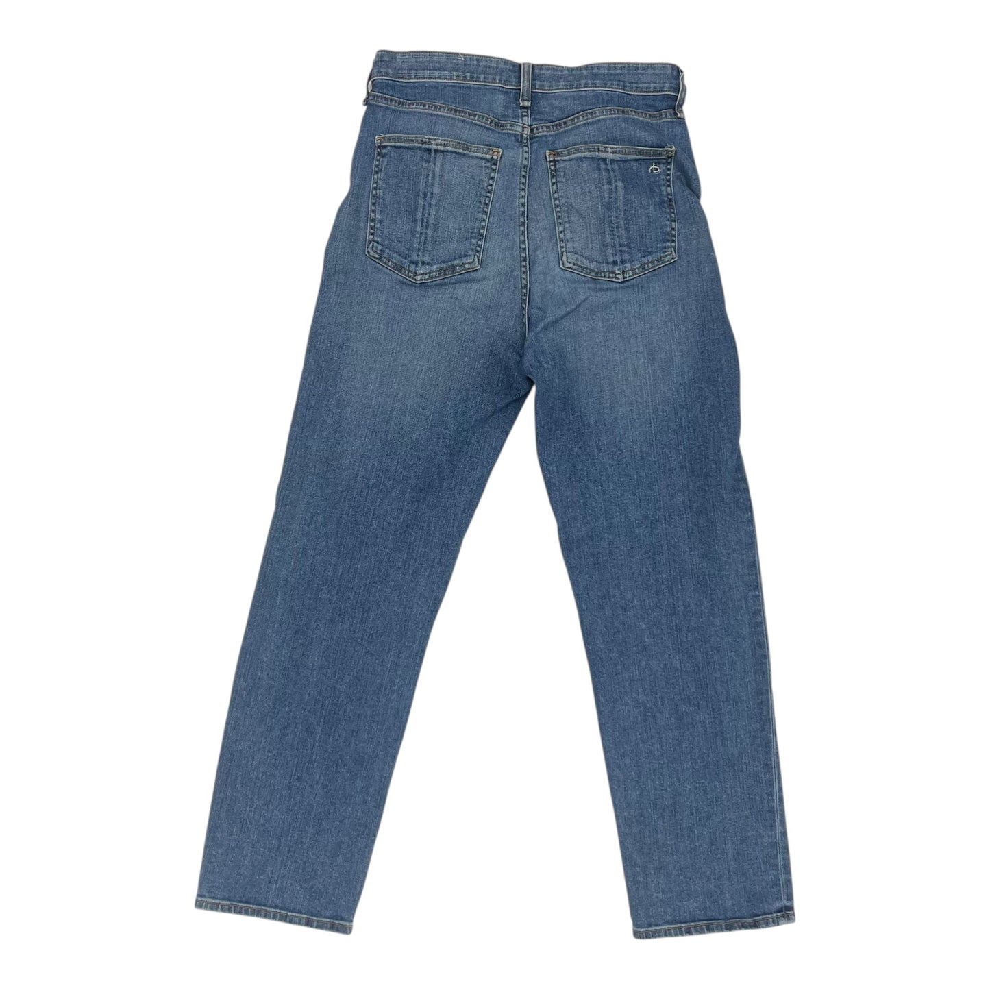 Jeans Straight By Rag And Bone In Blue Denim, Size:8