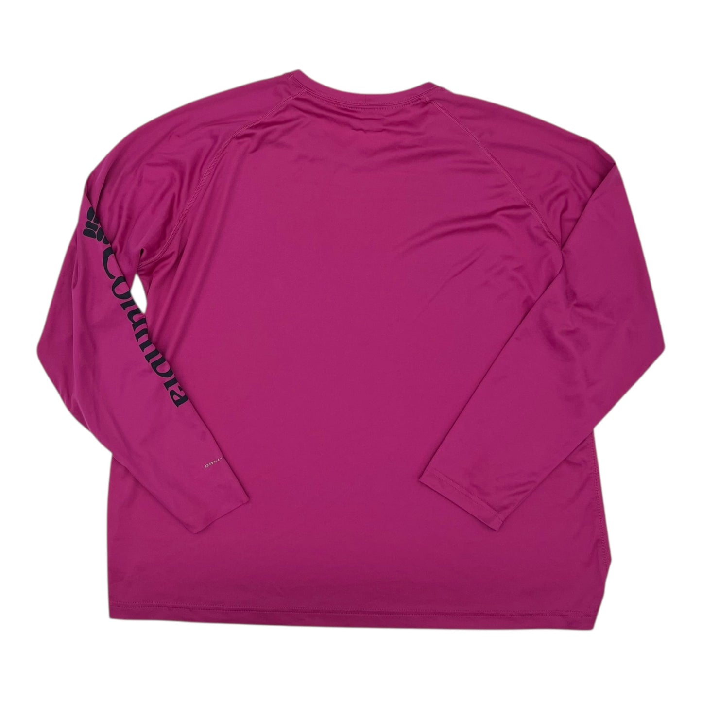 Athletic Top Ls Collar By Columbia In Purple, Size:2X