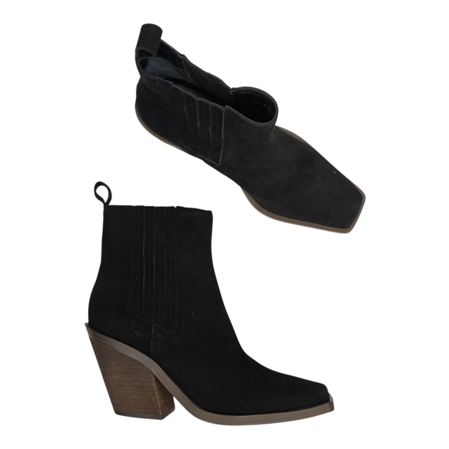 Boots Leather By Vince Camuto In Black, Size:7