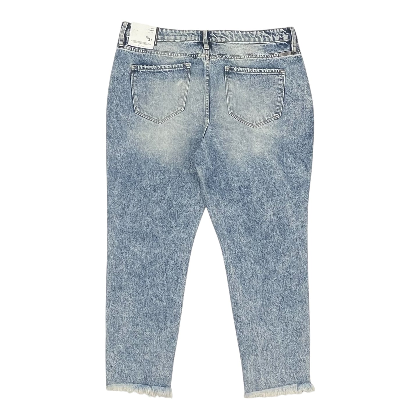 Jeans Straight By Kancan In Blue Denim, Size:12