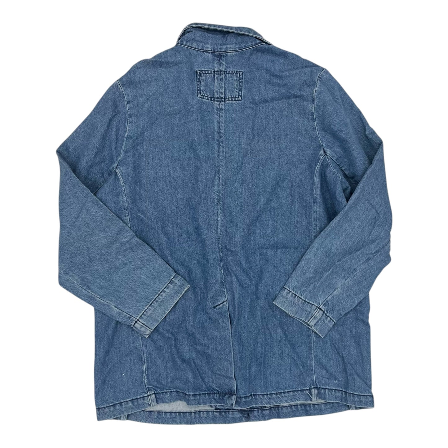 Blazer By American Eagle In Blue Denim, Size:Xl