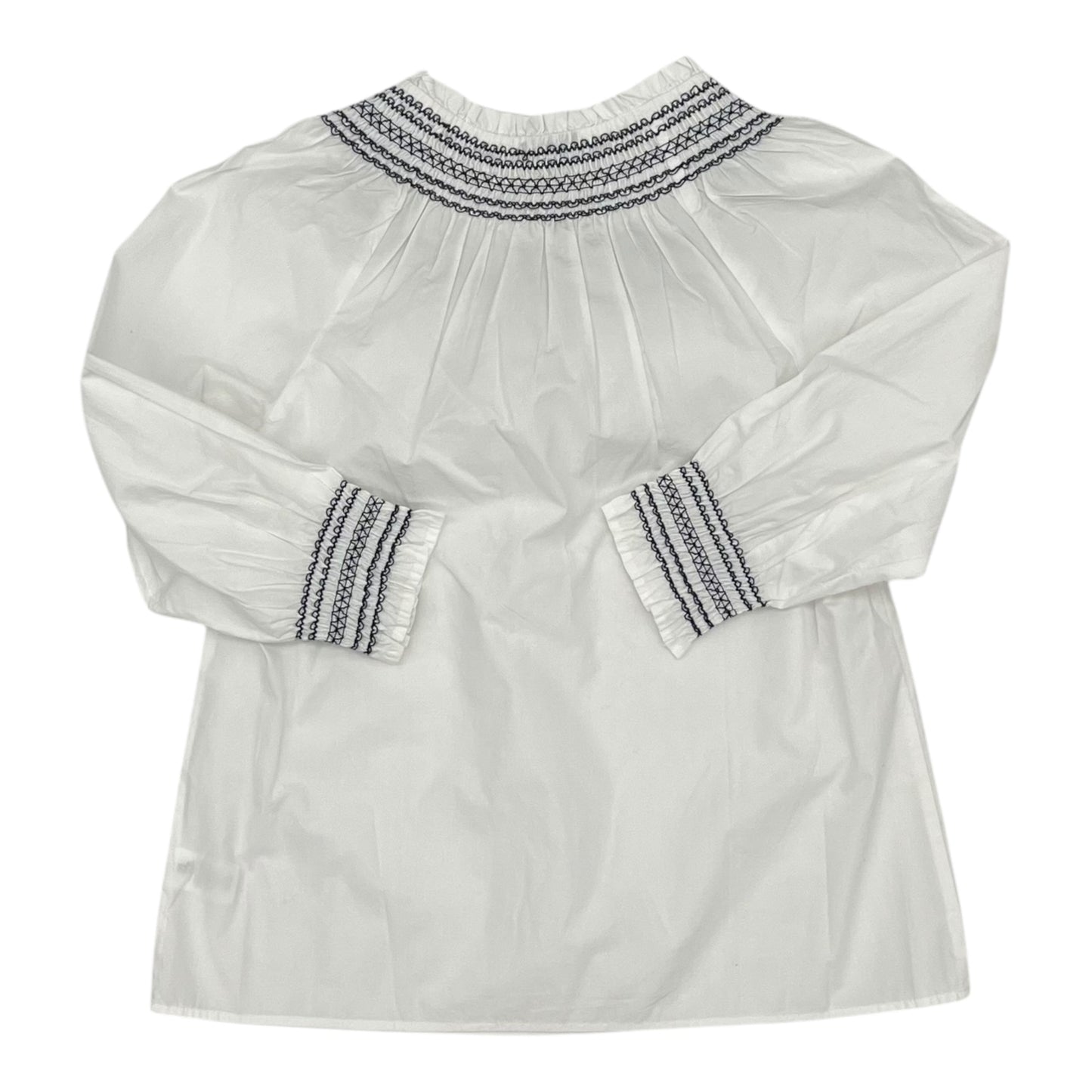 Blouse Ls By Talbots In White, Size:S