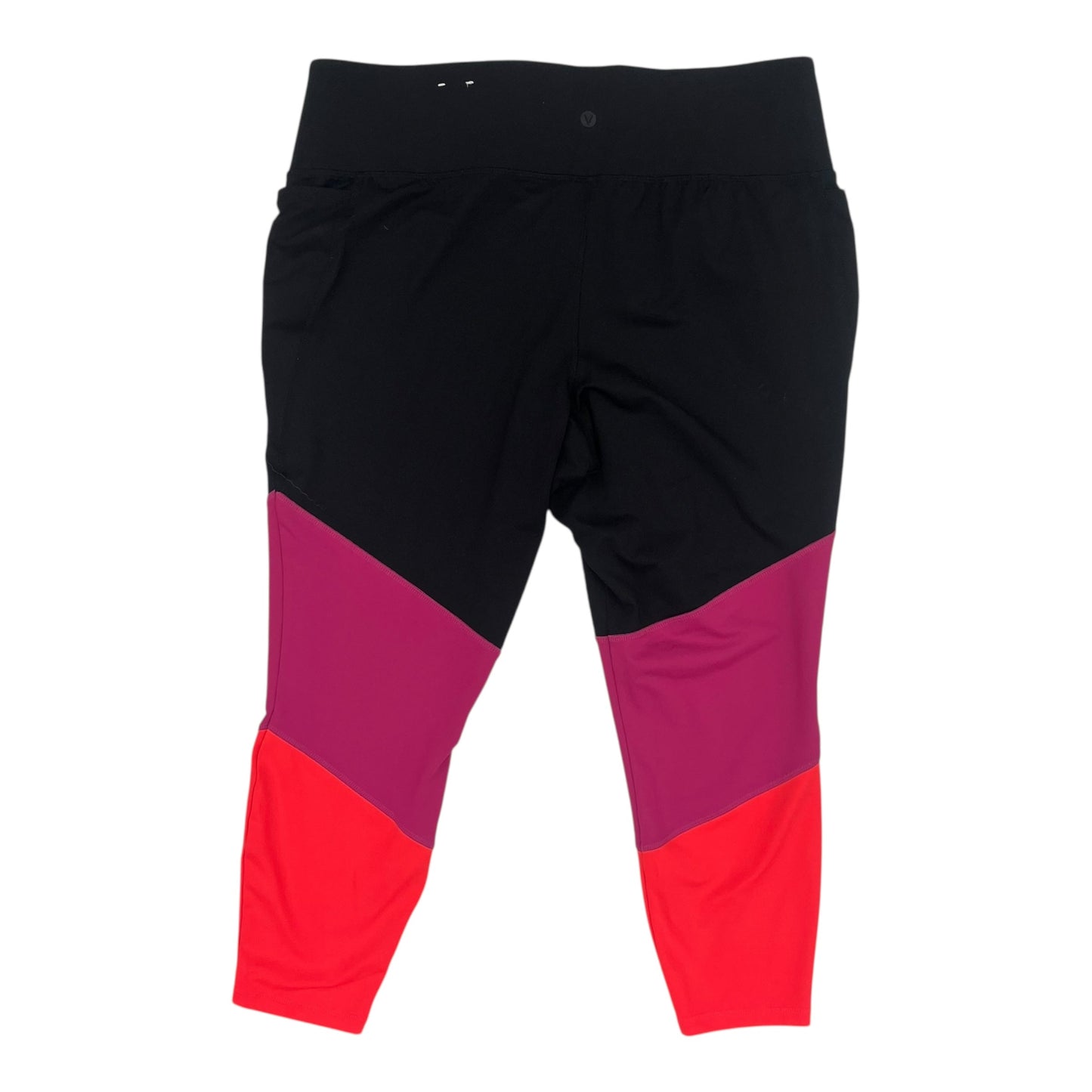 Athletic Leggings By Livi Active In Black, Size:3X