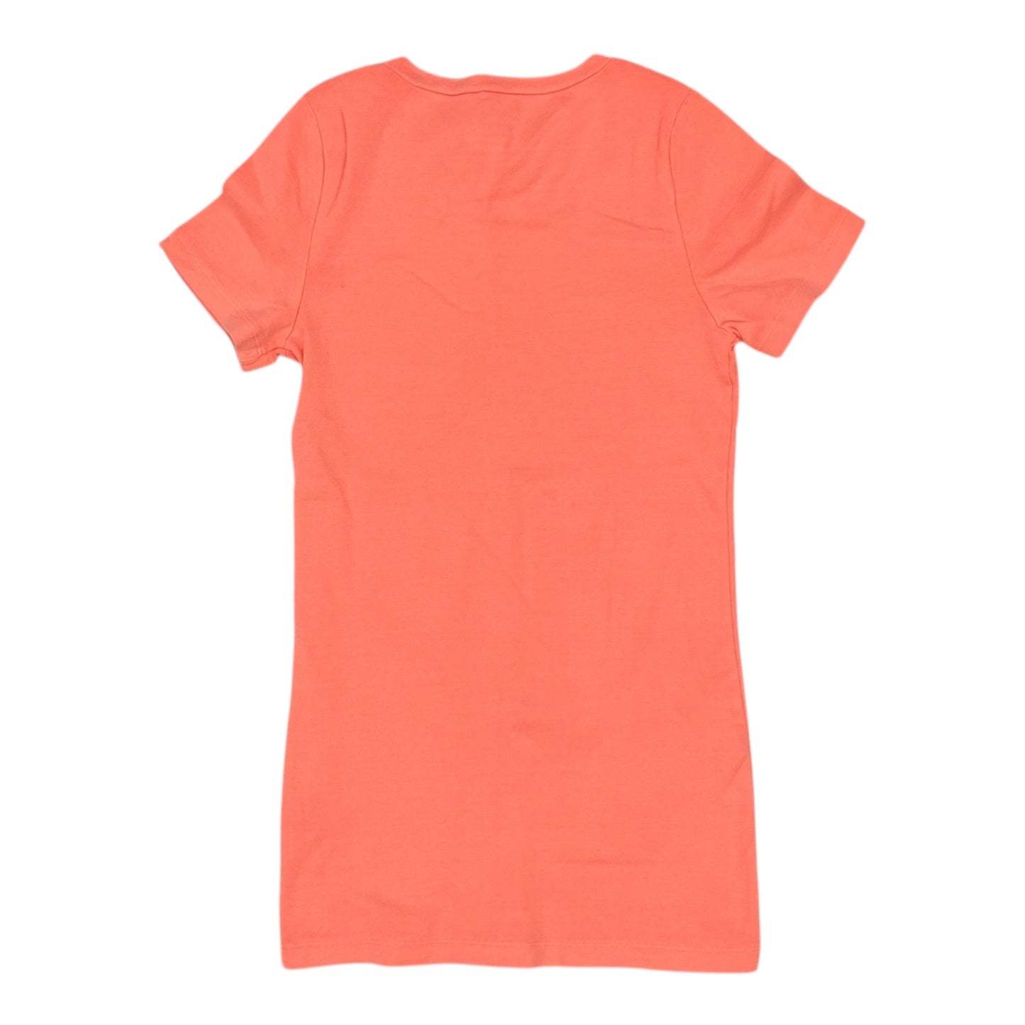 Top Ss Basic By J. Crew In Coral, Size:M