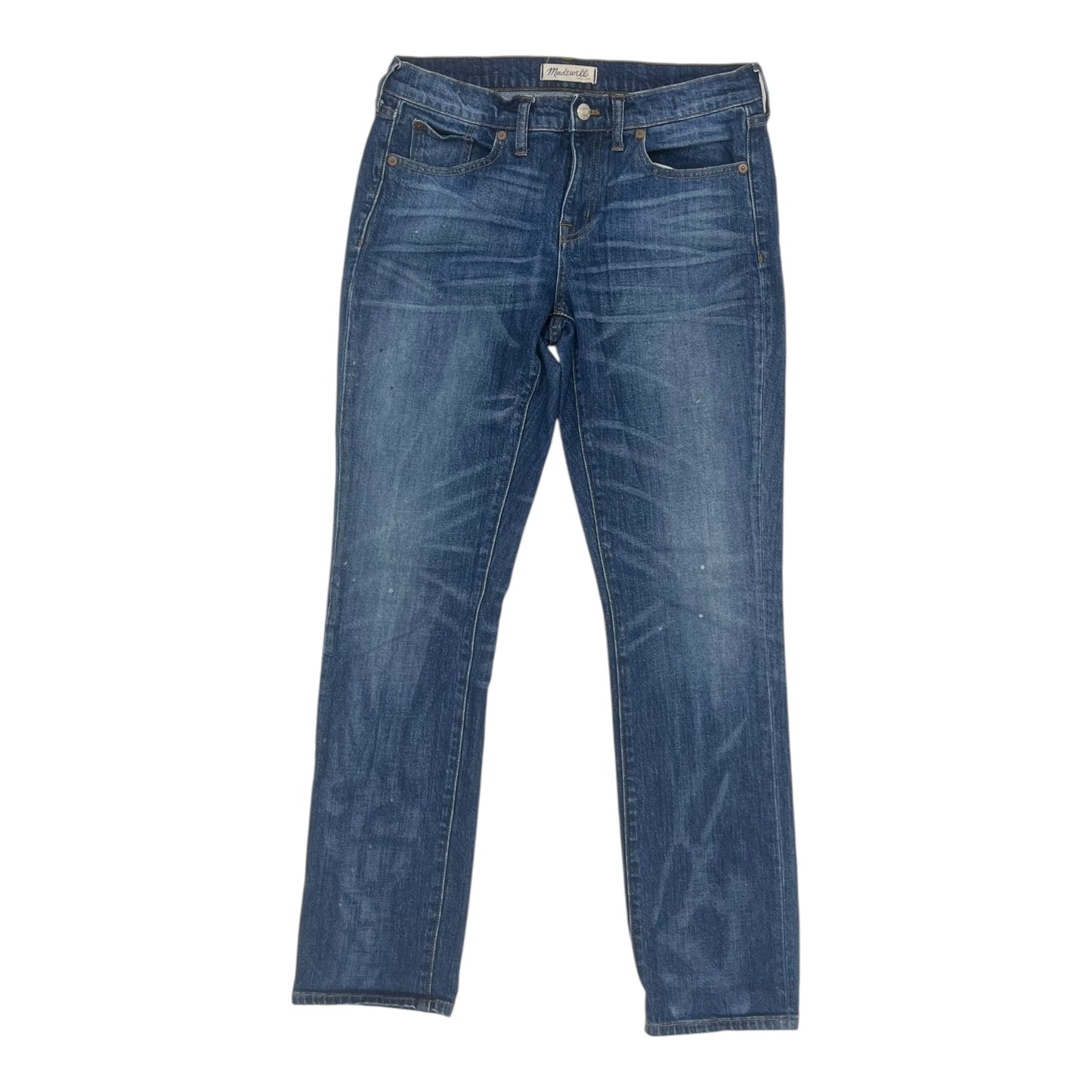 Jeans Straight By Madewell In Blue Denim, Size:4