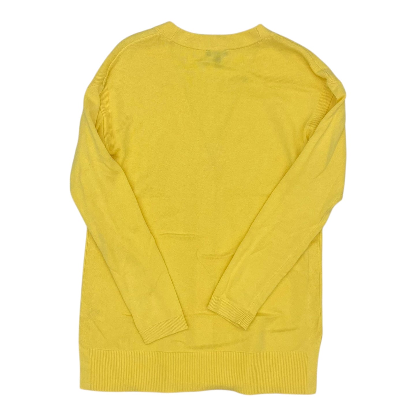 Cardigan By Talbots In Yellow, Size:Xs