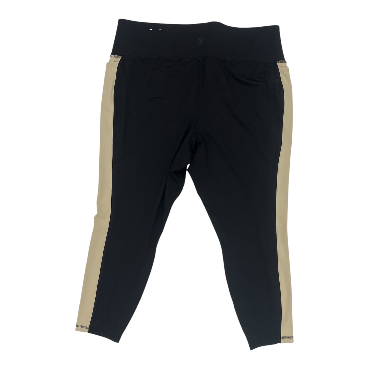 Athletic Leggings By Livi Active In Black, Size:3X
