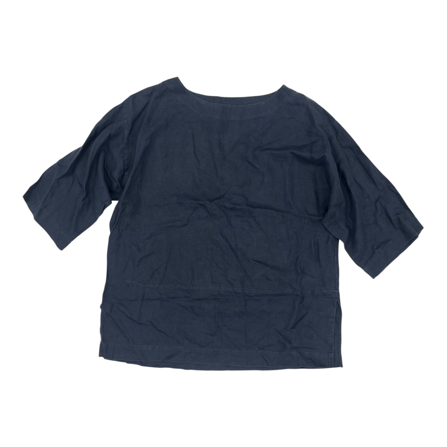 Blouse 3/4 Sleeve By Pure Jill In Navy, Size:M